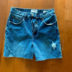 Cotton On Mom Jean Cut Off Shorts